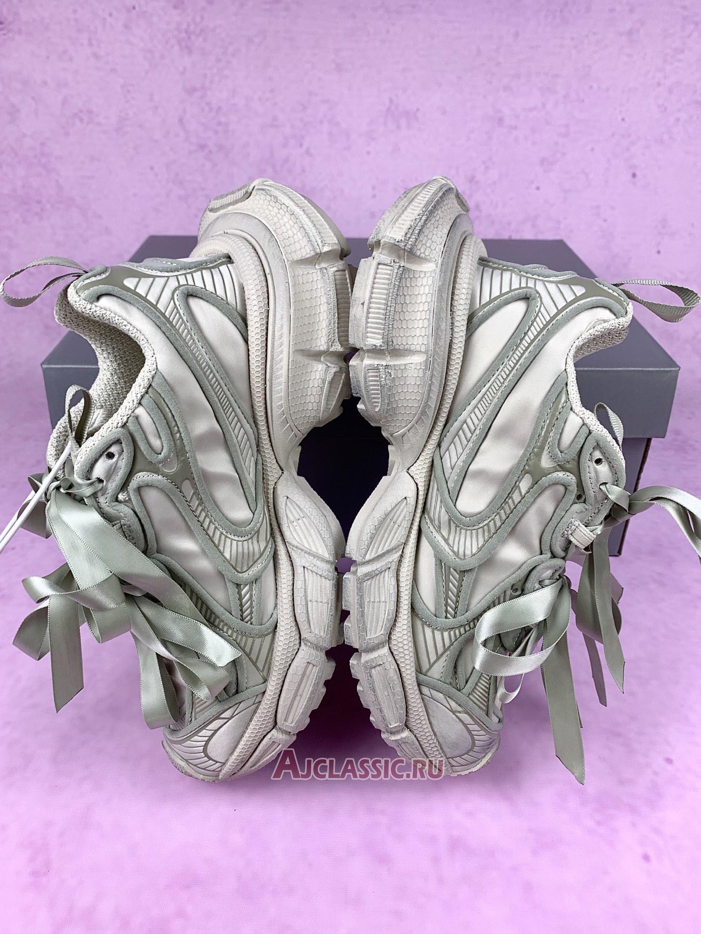 New Balenciaga 3XL Worn-Out 10 "Gray Bow" 734731 W3XSB 9200 Shoes