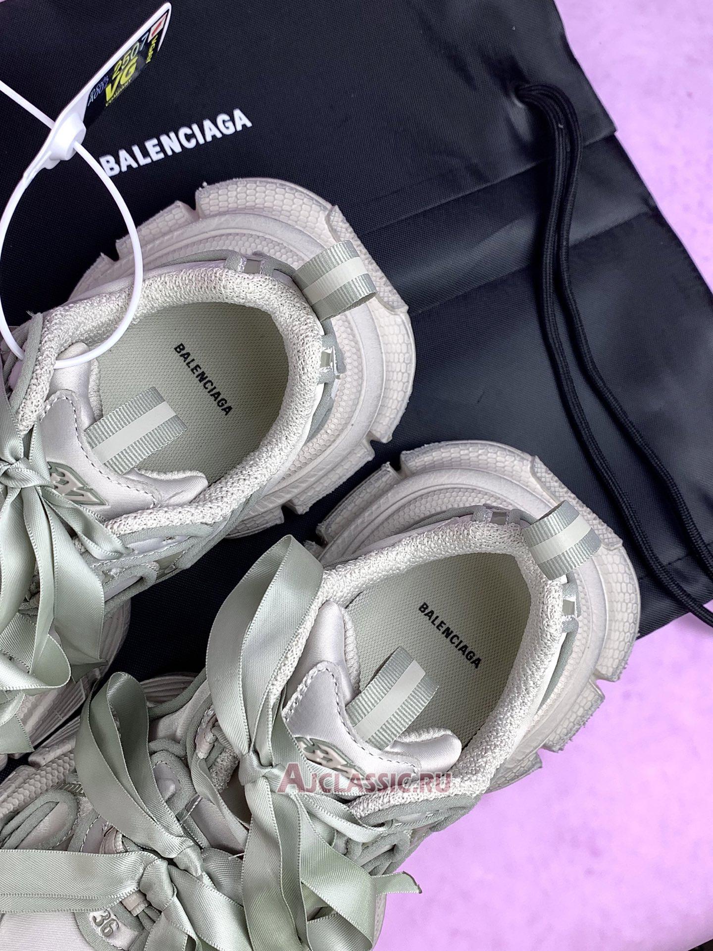 New Balenciaga 3XL Worn-Out 10 "Gray Bow" 734731 W3XSB 9200 Shoes