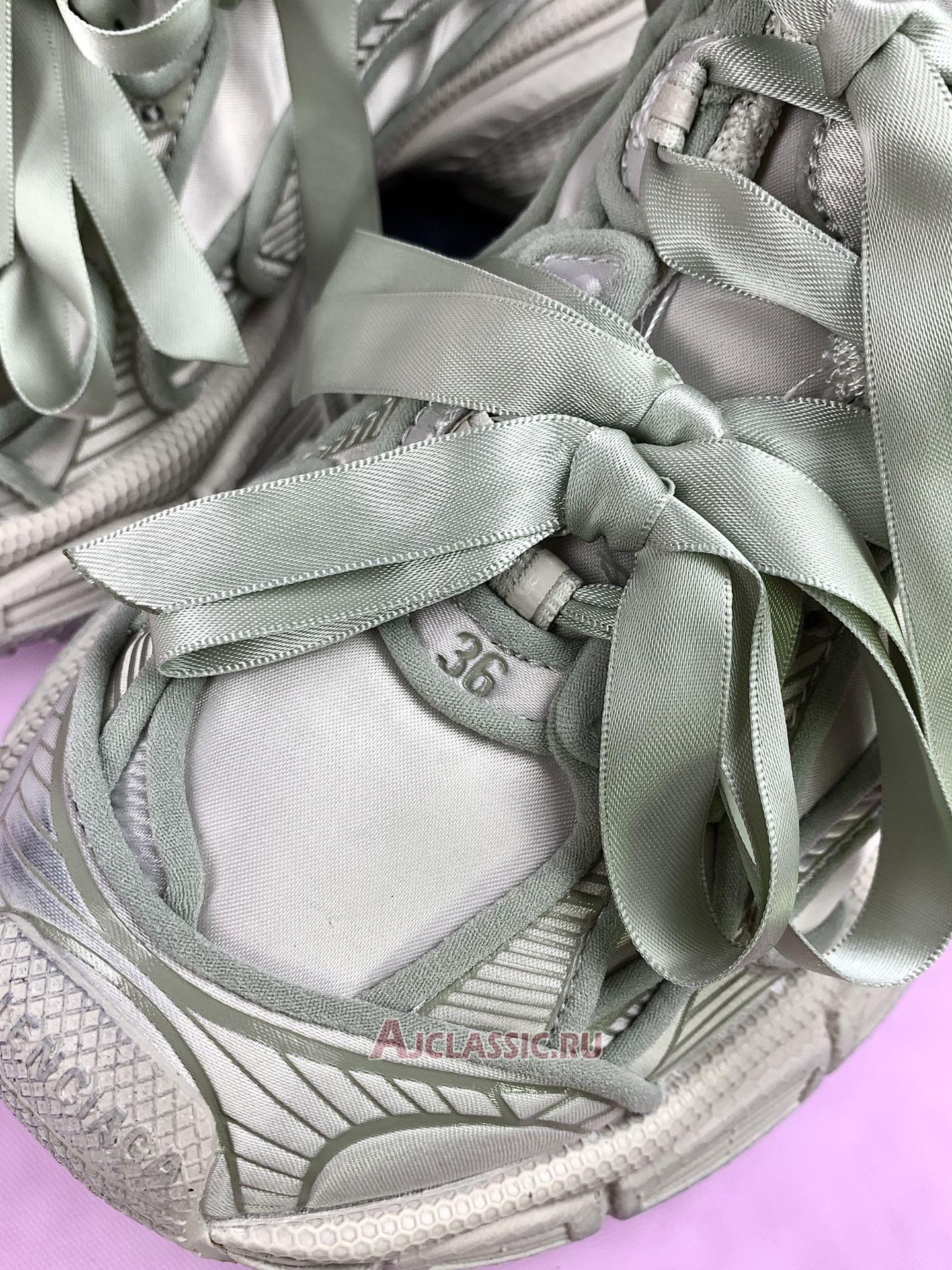 New Balenciaga 3XL Worn-Out 10 "Gray Bow" 734731 W3XSB 9200 Shoes
