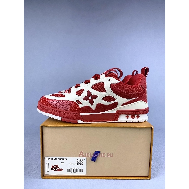 Buy Louis Vuitton LV Skate Sneaker Red White Red 1AARS5 Quality Reps Replicas Shoes