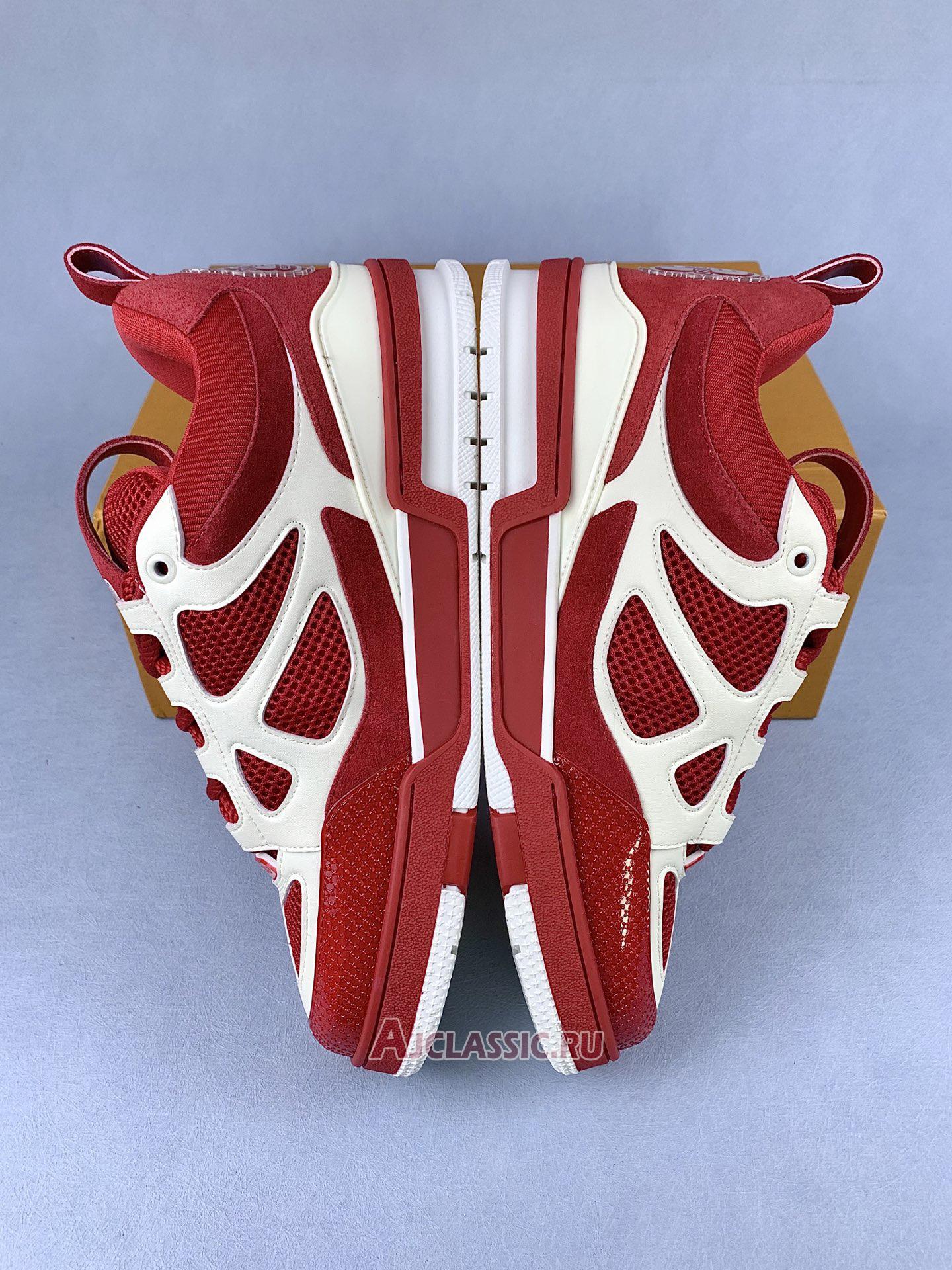 New Louis Vuitton LV Skate Sneaker "Red White" 1AARS5 Shoes