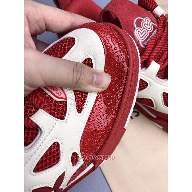 Buy Louis Vuitton LV Skate Sneaker Red White Red 1AARS5 Quality Reps Replicas Shoes