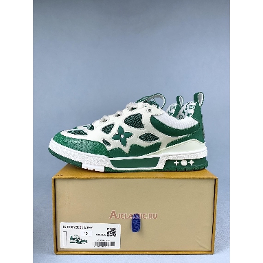 Buy Louis Vuitton LV Skate Sneaker Green White Green 1AC520-2 Quality Reps Replicas Shoes