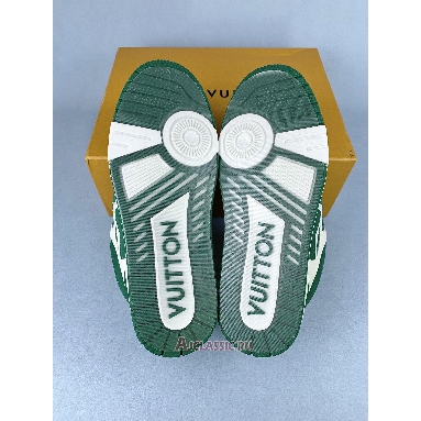 Buy Louis Vuitton LV Skate Sneaker Green White Green 1AC520-2 Quality Reps Replicas Shoes