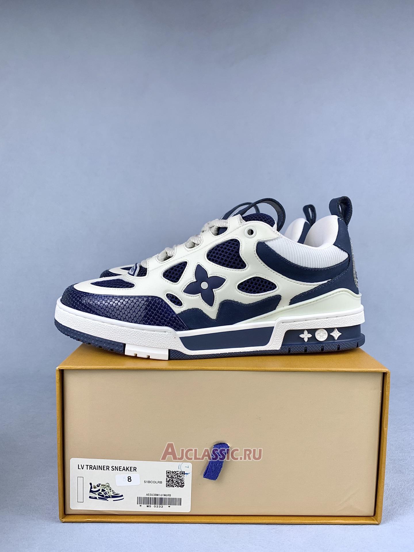 New Louis Vuitton LV Skate Sneaker "Marine White" 1AARRL-2 Shoes