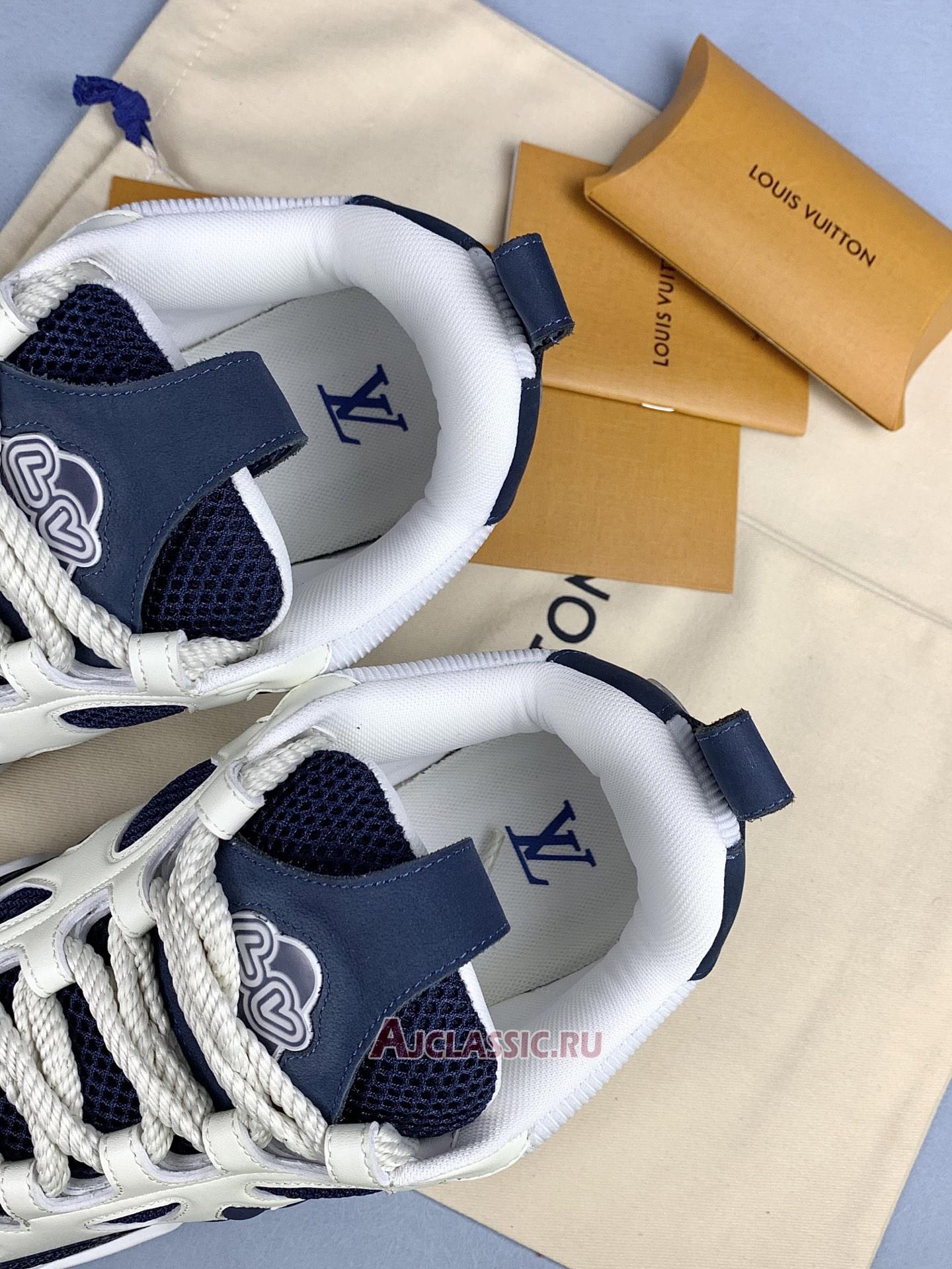 New Louis Vuitton LV Skate Sneaker "Marine White" 1AARRL-2 Shoes