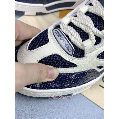 Buy Louis Vuitton LV Skate Sneaker Marine White Blue 1AARRL-2 Quality Reps Replicas Shoes