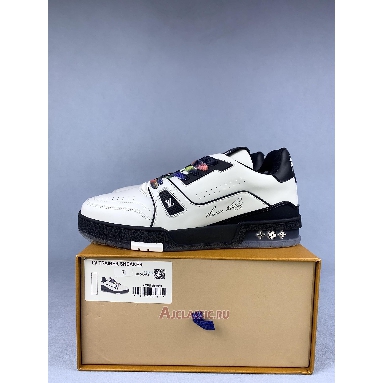 Buy Louis Vuitton LV Trainer Sneaker Black White White 1A9ADA Quality Reps Replicas Shoes