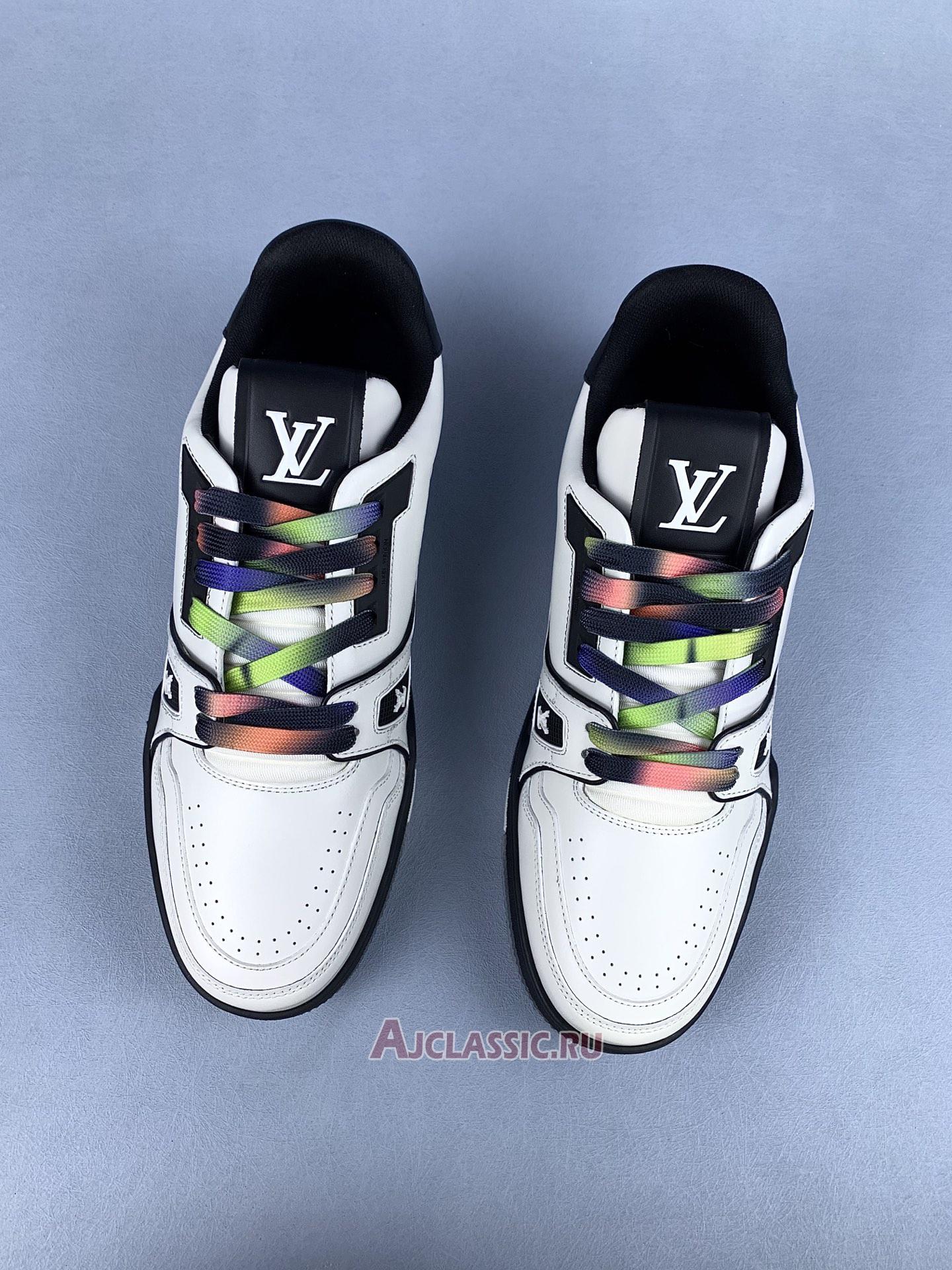 New Louis Vuitton LV Trainer Sneaker "Black White" 1A9ADA Shoes