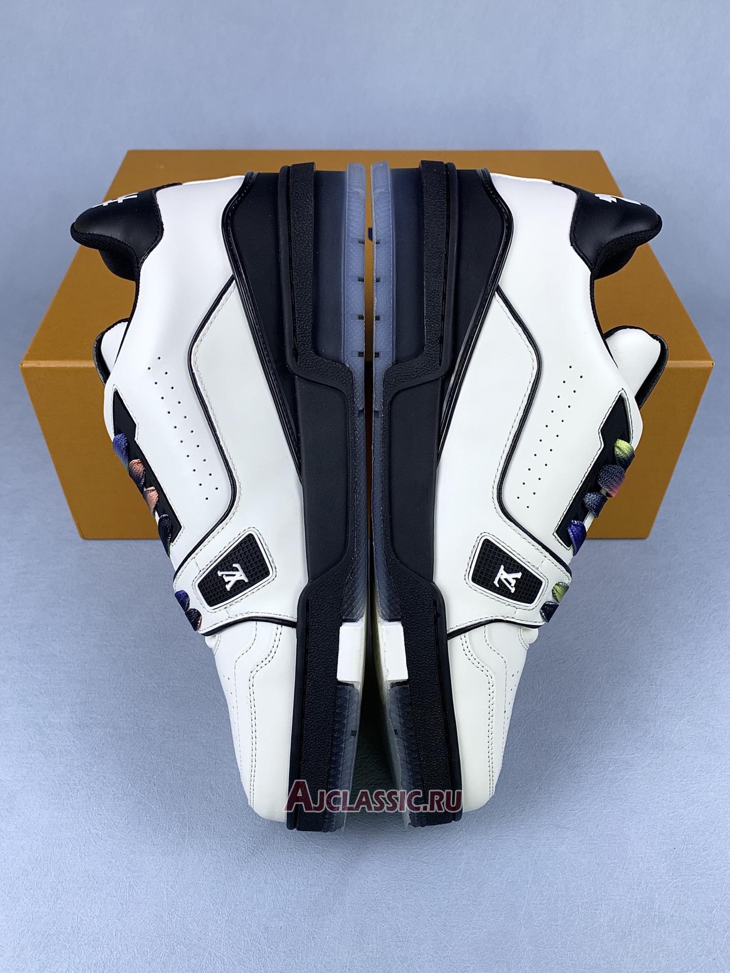 New Louis Vuitton LV Trainer Sneaker "Black White" 1A9ADA Shoes