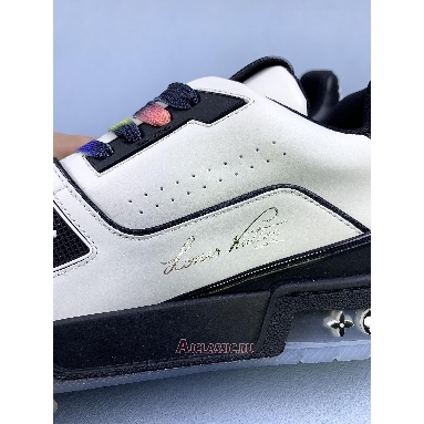 Buy Louis Vuitton LV Trainer Sneaker Black White White 1A9ADA Quality Reps Replicas Shoes