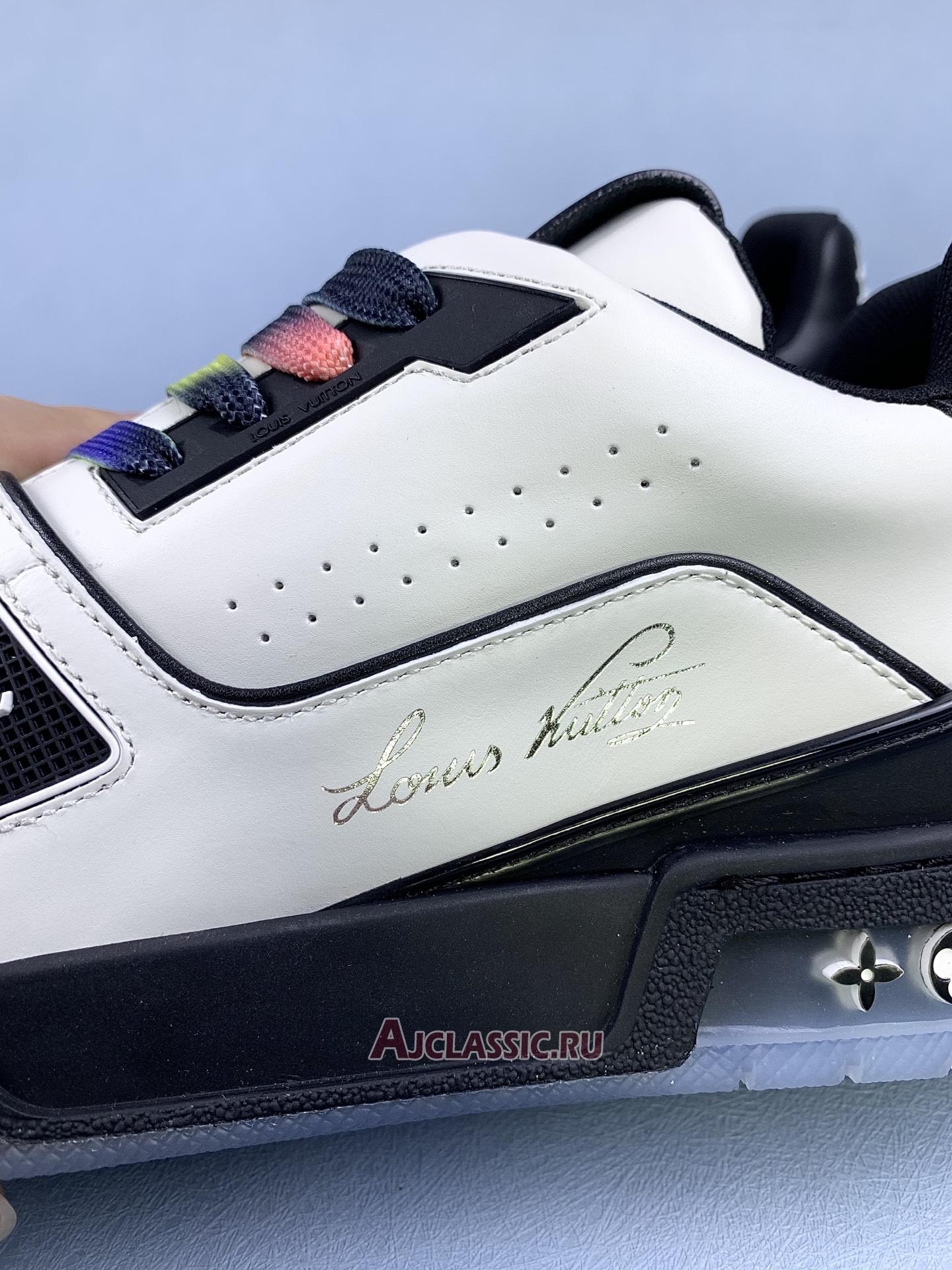 New Louis Vuitton LV Trainer Sneaker "Black White" 1A9ADA Shoes