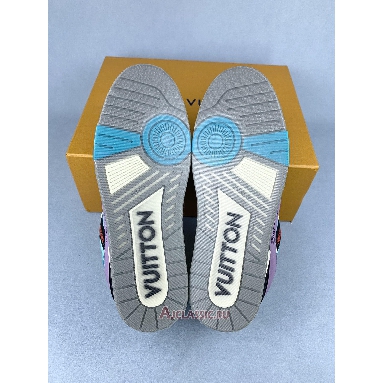 Buy Louis Vuitton LV Trainer Sneaker Blue Purple Blue 1ACEGJ Quality Reps Replicas Shoes