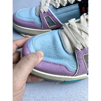 Buy Louis Vuitton LV Trainer Sneaker Blue Purple Blue 1ACEGJ Quality Reps Replicas Shoes