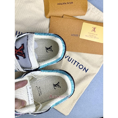 Buy Louis Vuitton LV Trainer Sneaker Blue Purple Blue 1ACEGJ Quality Reps Replicas Shoes