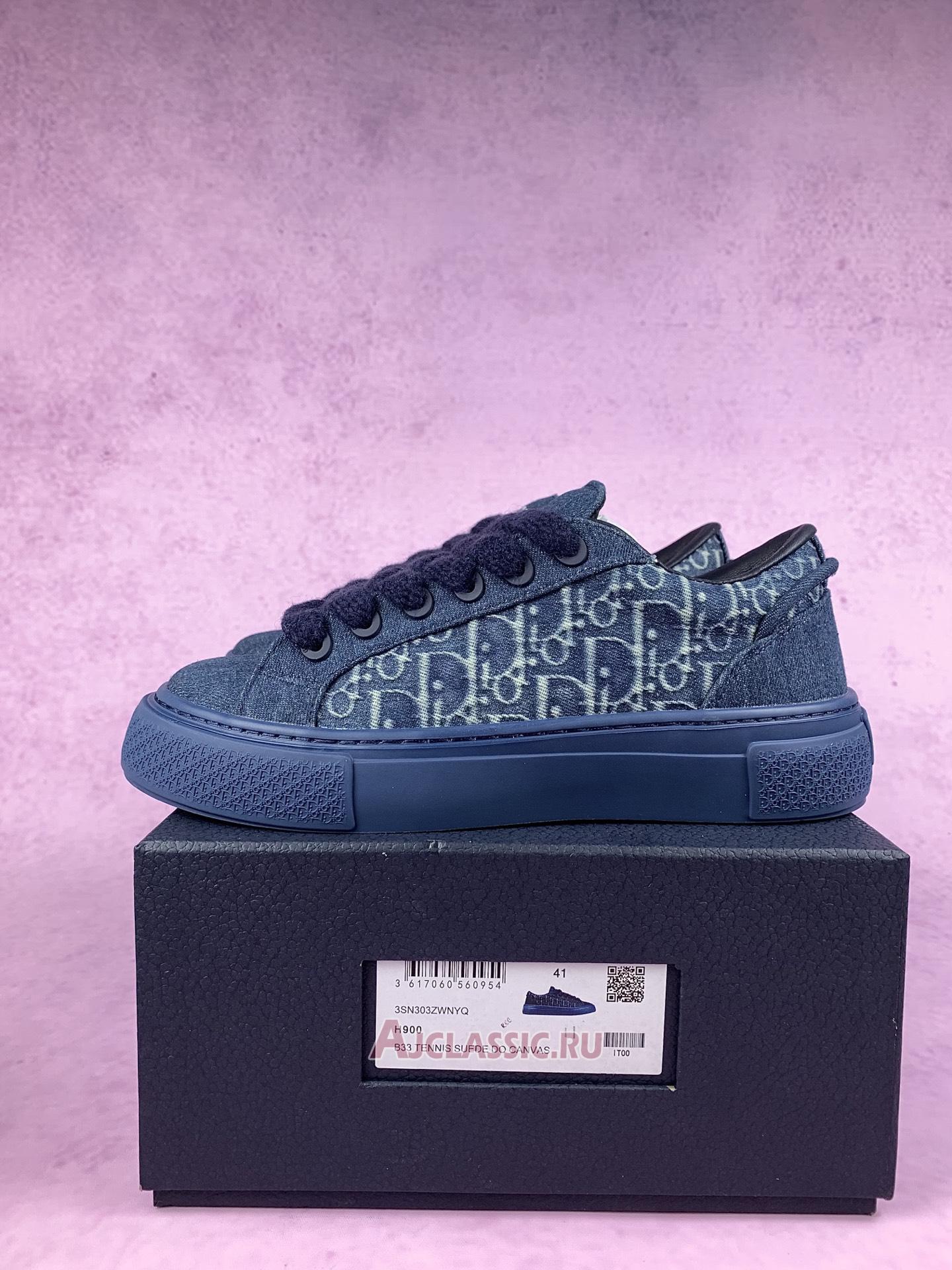 New Dior B33 "Dior Oblique - Blue Denim" Sneaker 3SN303ZDN H565 Shoes
