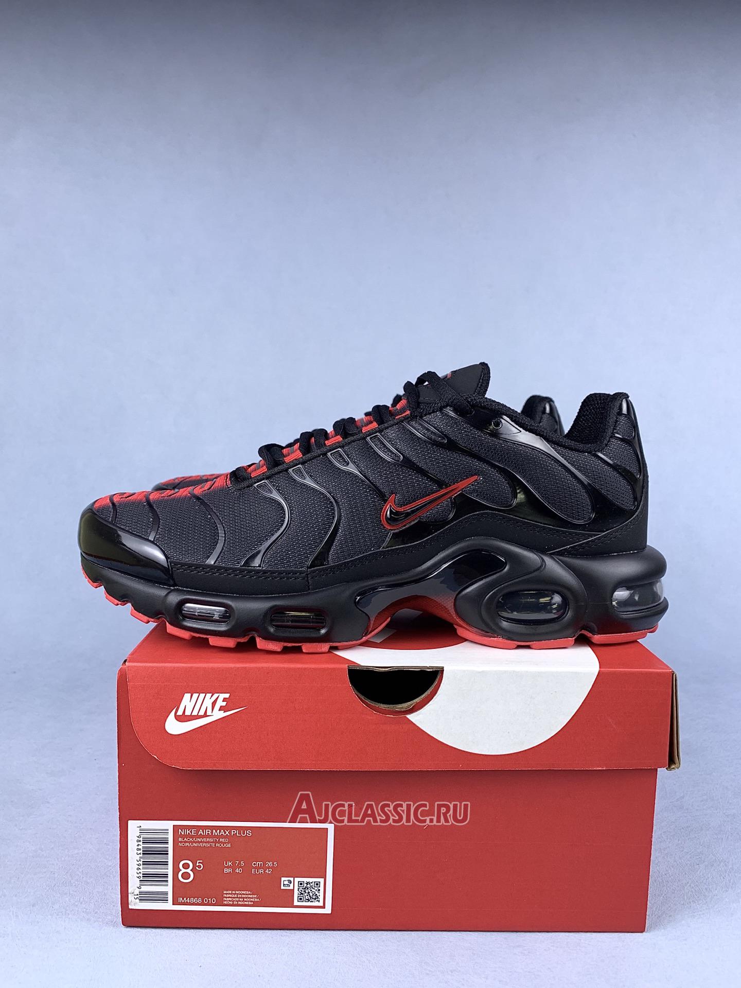 New Nike Air Max Plus "Black Red" IM4868-010 Shoes