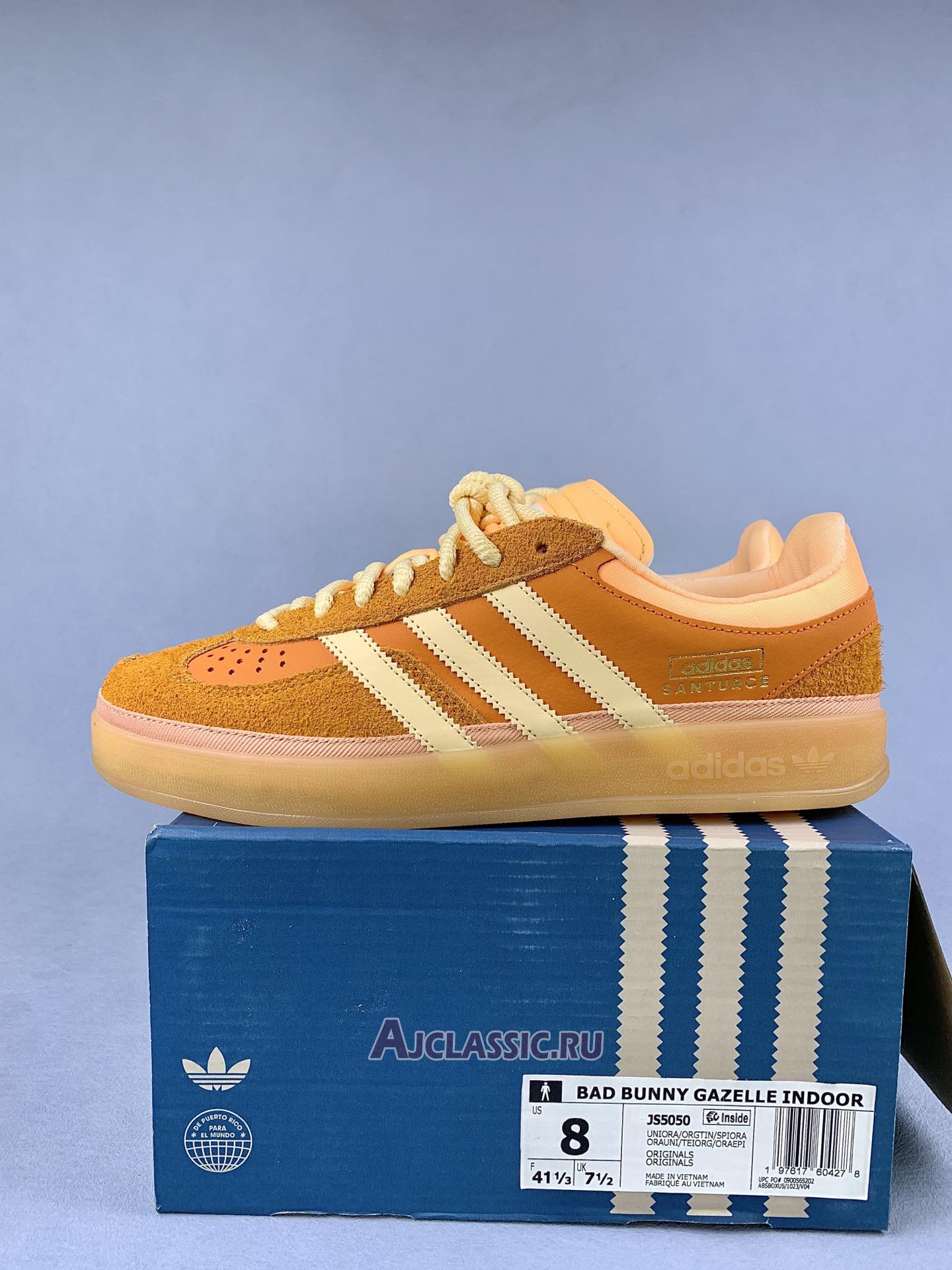 New Adidas Bad Bunny x Gazelle Indoor "Santurce" JS5050 Shoes