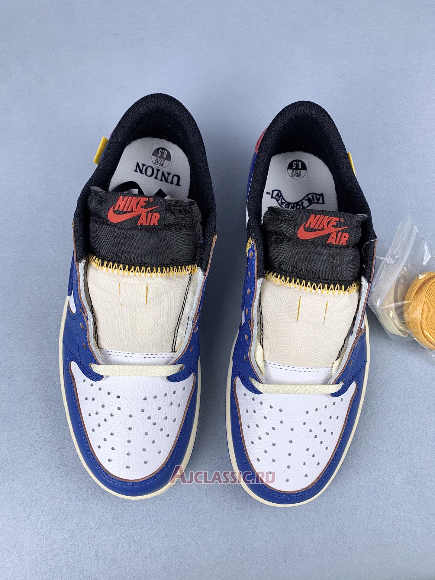 New Union LA x Air Jordan 1 Retro Low NRG "Storm Blue" BV1300-146-3 Shoes
