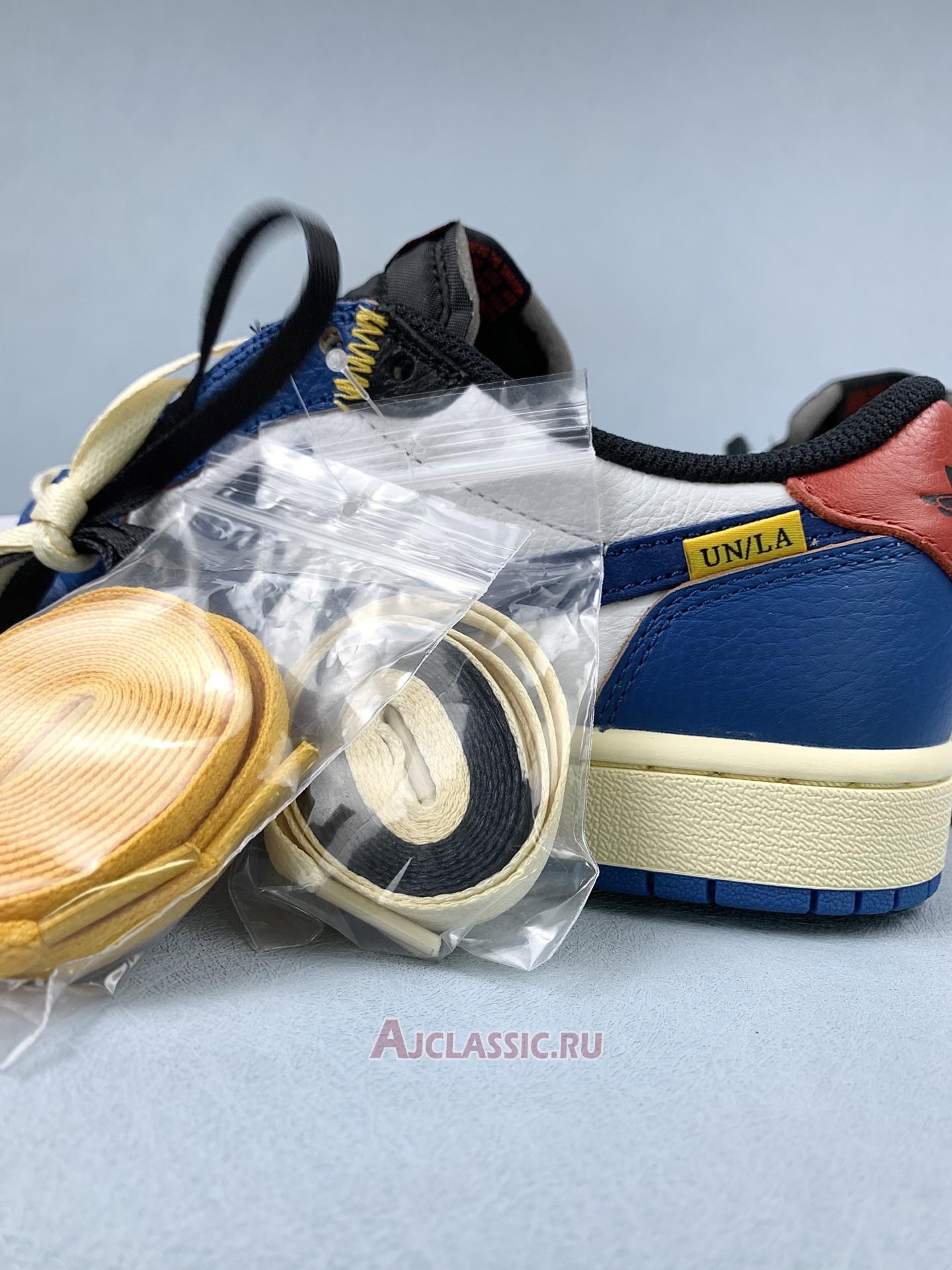 New Union LA x Air Jordan 1 Retro Low NRG "Storm Blue" BV1300-146-3 Shoes