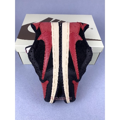 Buy Travis Scott x Air Jordan 1 Low OG Bred Red DM7866-061 Quality Reps Replicas Shoes