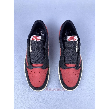 Buy Travis Scott x Air Jordan 1 Low OG Bred Red DM7866-061 Quality Reps Replicas Shoes