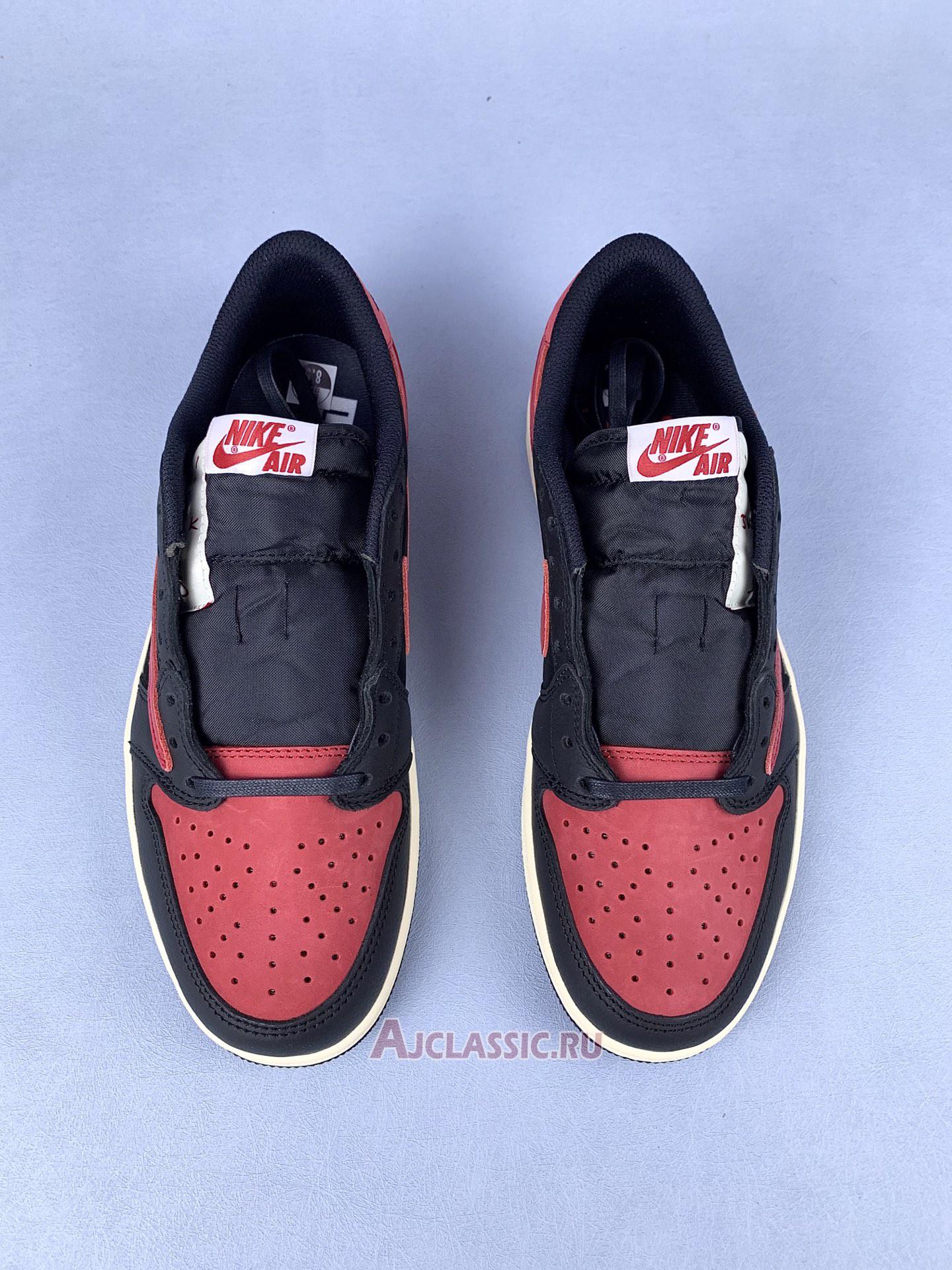 New Travis Scott x Air Jordan 1 Low OG "Bred" DM7866-061 Shoes