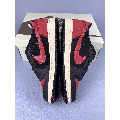 Buy Travis Scott x Air Jordan 1 Low OG Bred Red DM7866-061 Quality Reps Replicas Shoes