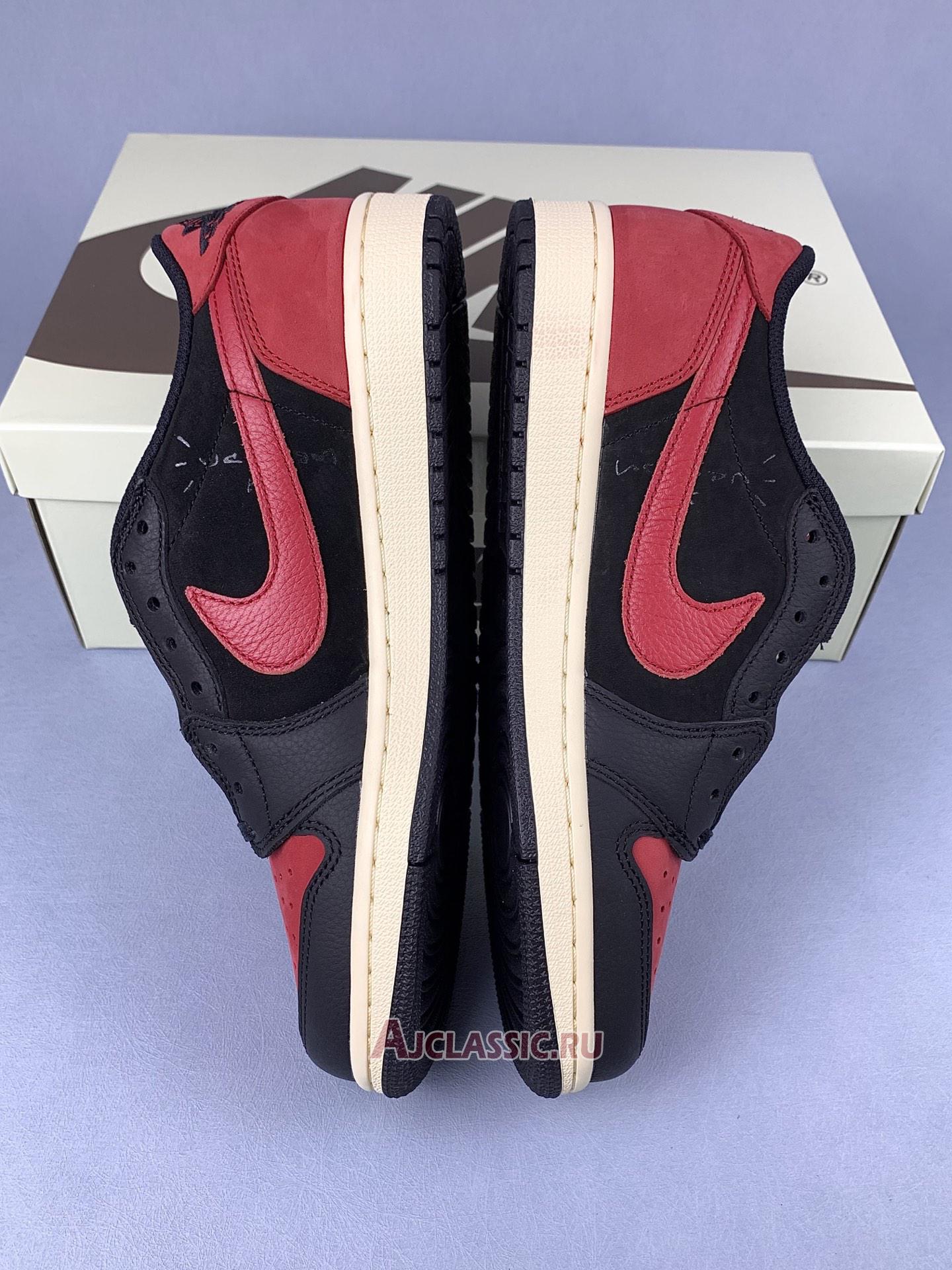New Travis Scott x Air Jordan 1 Low OG "Bred" DM7866-061 Shoes