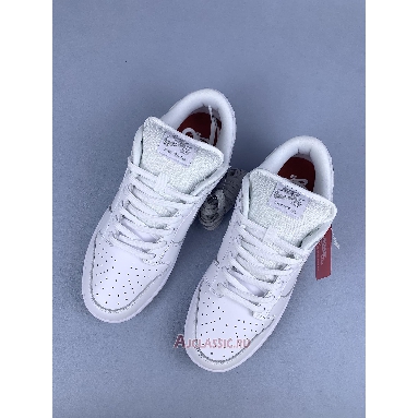 Buy Supreme x Nike Dunk Low SB White Metallic Silver White HQ8487-100 Quality Reps Replicas Shoes