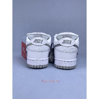 Buy Supreme x Nike Dunk Low SB White Metallic Silver White HQ8487-100 Quality Reps Replicas Shoes