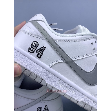 Buy Supreme x Nike Dunk Low SB White Metallic Silver White HQ8487-100 Quality Reps Replicas Shoes