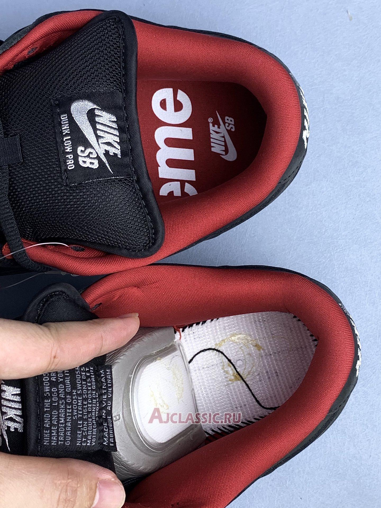 New Supreme x Nike Dunk Low SB "Black" HQ8487-001 Shoes