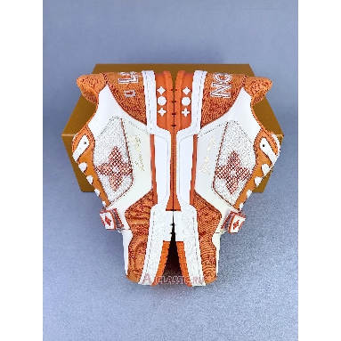 Buy Louis Vuitton LV Trainers Sneaker Monogram Denim Orange Orange 1A9ZBI-2 Quality Reps Replicas Shoes