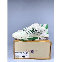 New Louis Vuitton LV Trainers Sneaker "White Green" 1A98UZ Shoes