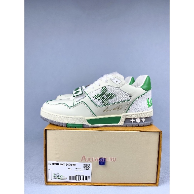 Buy Louis Vuitton LV Trainers Sneaker White Green Green 1A98UZ Quality Reps Replicas Shoes