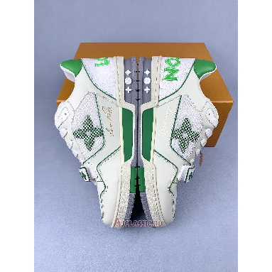 Buy Louis Vuitton LV Trainers Sneaker White Green Green 1A98UZ Quality Reps Replicas Shoes