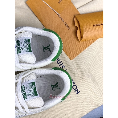 Buy Louis Vuitton LV Trainers Sneaker White Green Green 1A98UZ Quality Reps Replicas Shoes