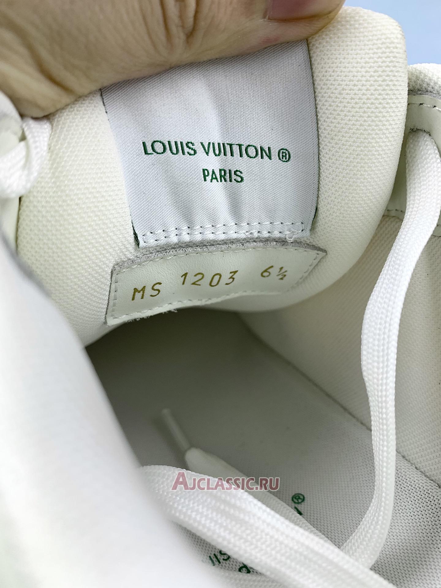 New Louis Vuitton LV Trainers Sneaker "White Green" 1A98UZ Shoes
