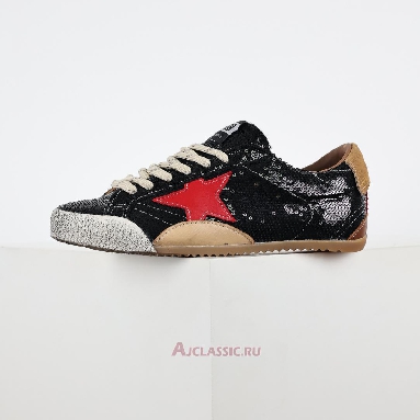 Buy Golden Goose True-Star Black Sequin Red Black GMF00922.F007384.70330-2 Quality Reps Replicas Shoes