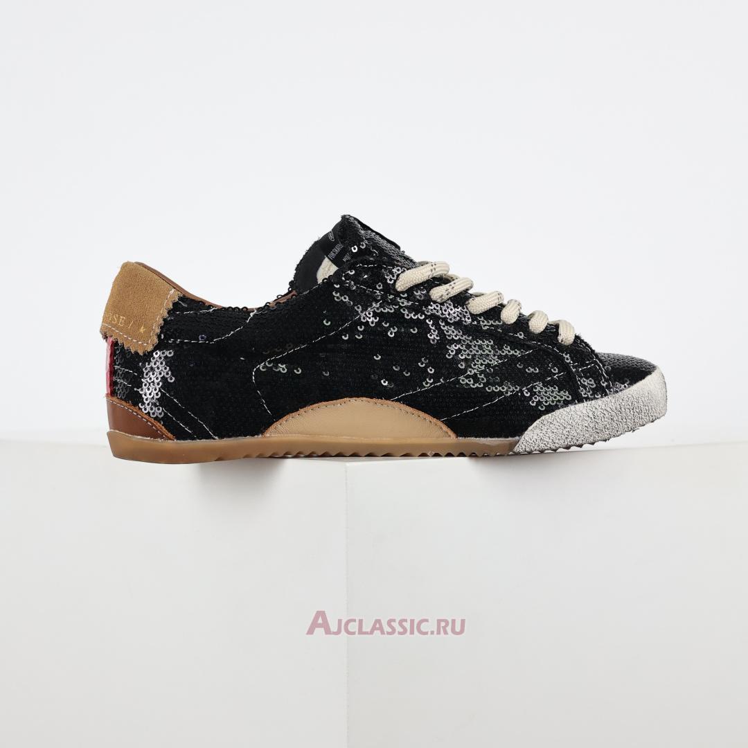 New Golden Goose True-Star "Black Sequin Red" GMF00922.F007384.70330-2 Shoes