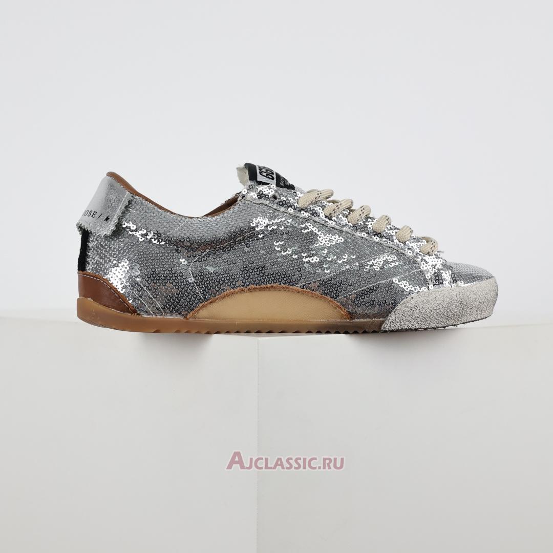 New Golden Goose True-Star "Silver Sequin Black" GMF00922.F007384.70330 Shoes