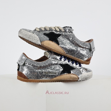 Buy Golden Goose True-Star Silver Sequin Black Silver GMF00922.F007384.70330 Quality Reps Replicas Shoes