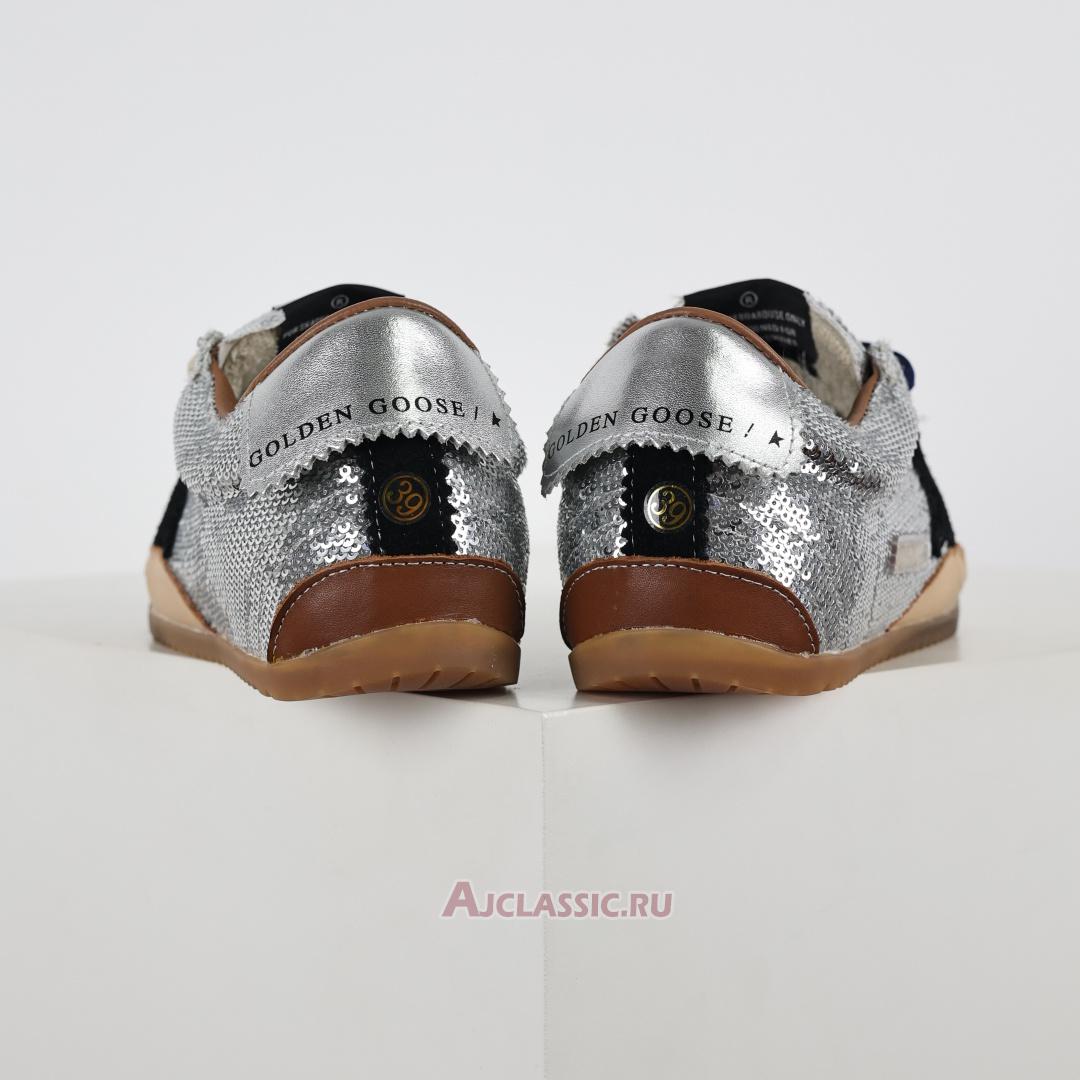 New Golden Goose True-Star "Silver Sequin Black" GMF00922.F007384.70330 Shoes