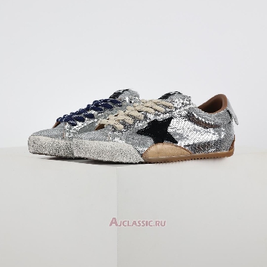 Buy Golden Goose True-Star Silver Sequin Black Silver GMF00922.F007384.70330 Quality Reps Replicas Shoes