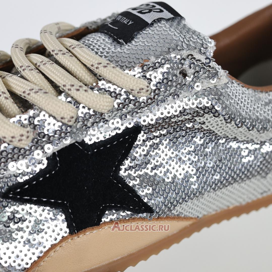 New Golden Goose True-Star "Silver Sequin Black" GMF00922.F007384.70330 Shoes