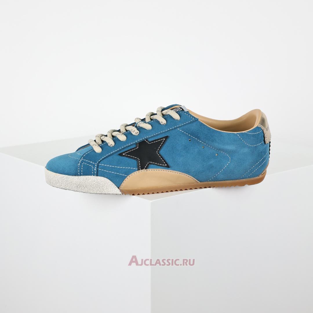 New Golden Goose True-Star "Teal Suede With Black" GMF00922.F007389.50928 Shoes
