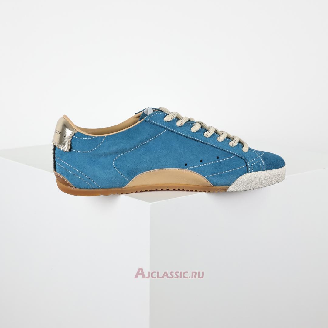 New Golden Goose True-Star "Teal Suede With Black" GMF00922.F007389.50928 Shoes