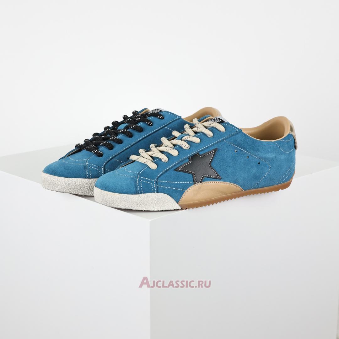 New Golden Goose True-Star "Teal Suede With Black" GMF00922.F007389.50928 Shoes
