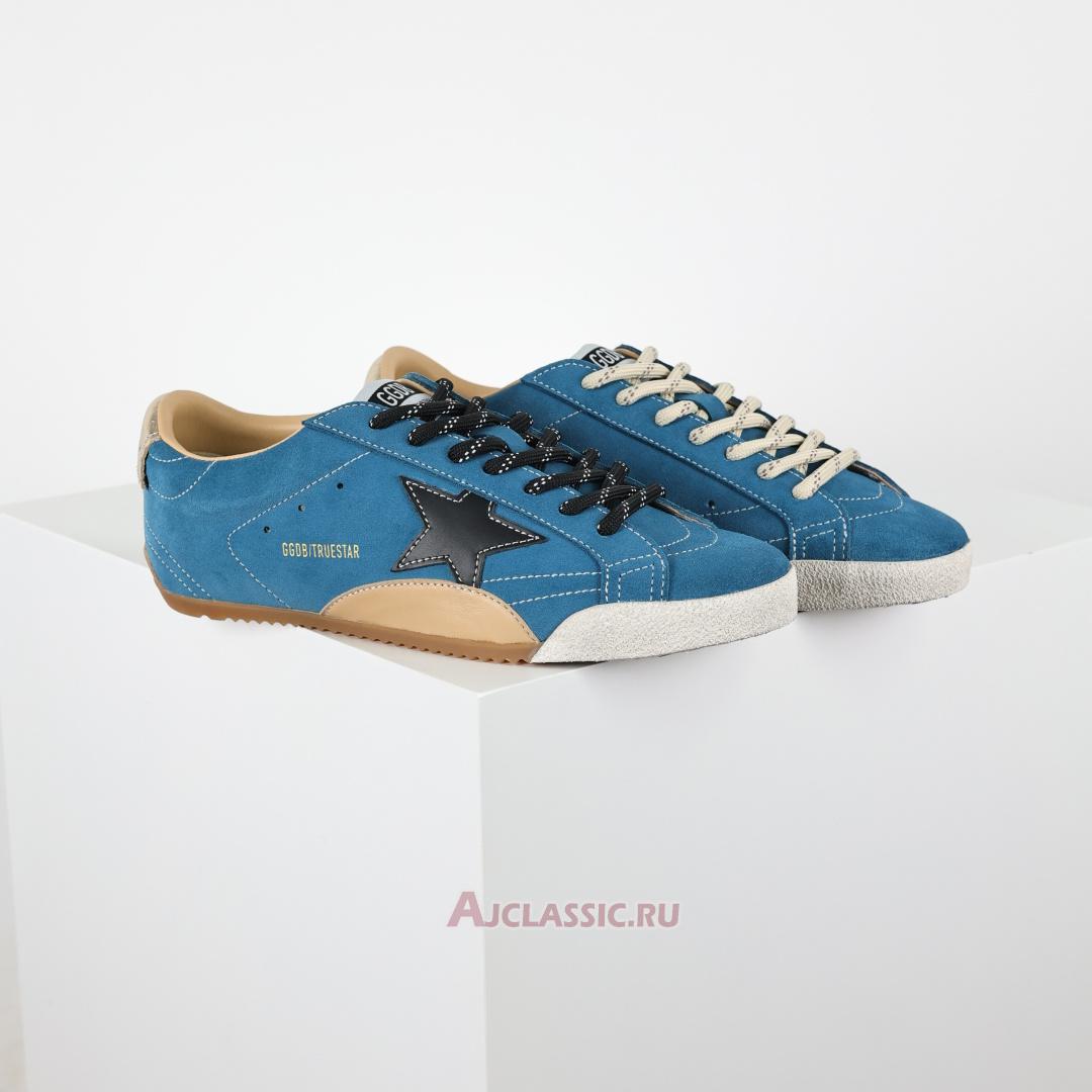 New Golden Goose True-Star "Teal Suede With Black" GMF00922.F007389.50928 Shoes